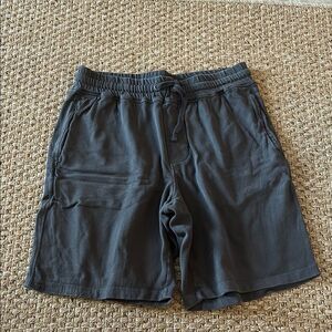 Barefoot Dreams Gray Athletic Shorts Elastic Waist